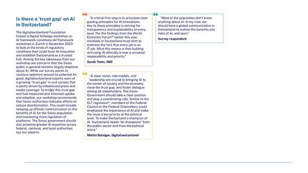 Charting the future: Switzerland's path to generative AI leadership in 2024 - Page 9